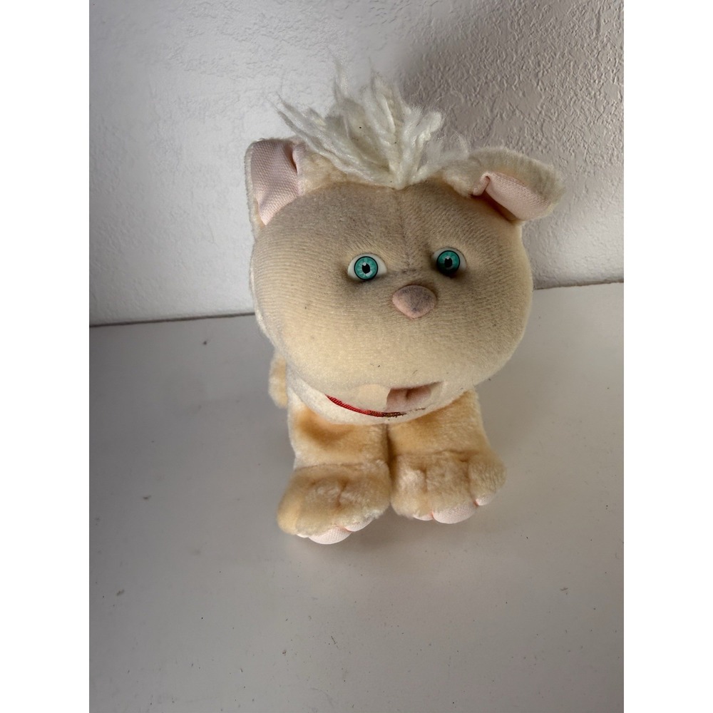 Cabbage Patch Kids 1980s Pet Cat With Leash Plush Toy